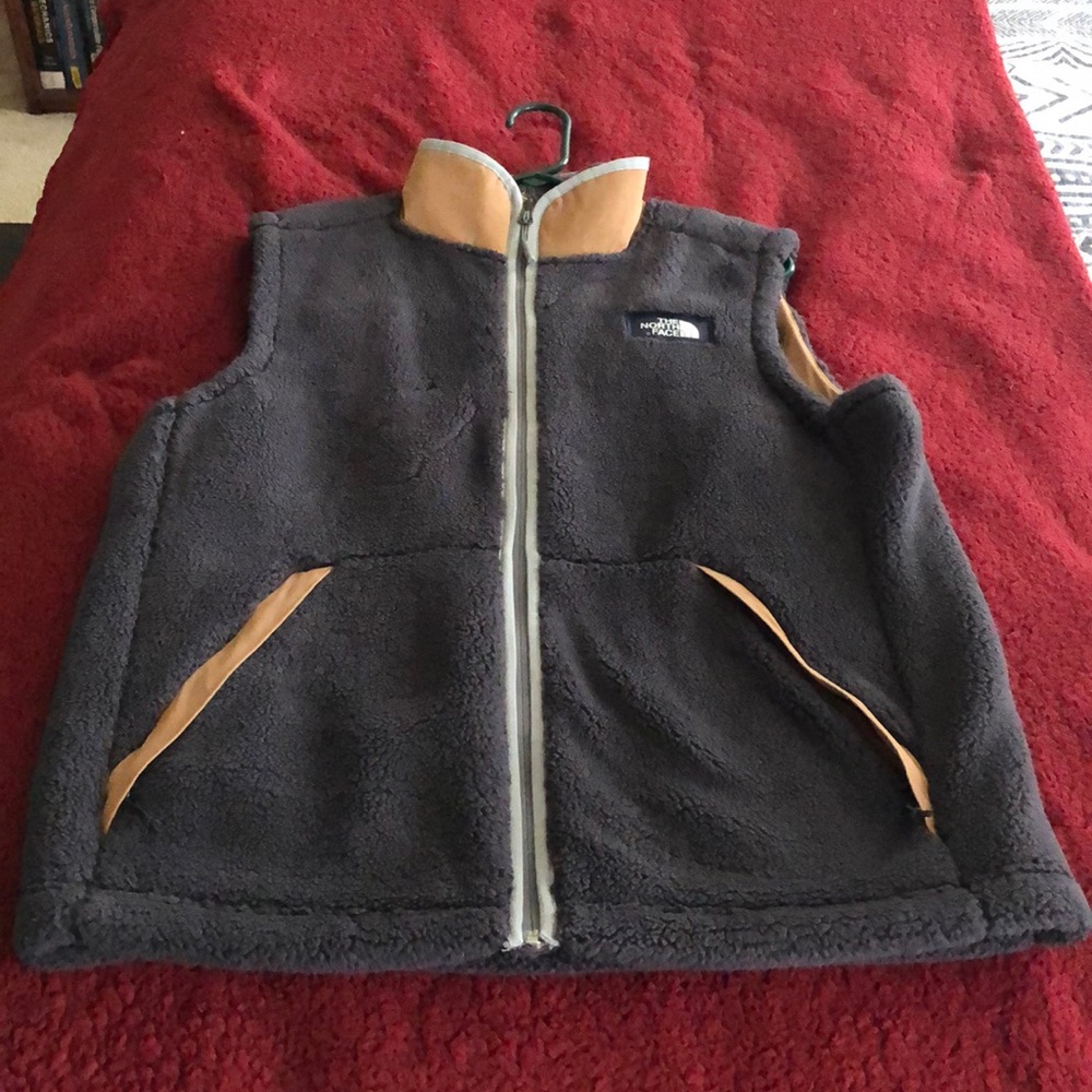 North Face Zip up vest